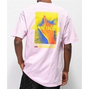 moodswings fwyh ep pink crew neck t-shirt